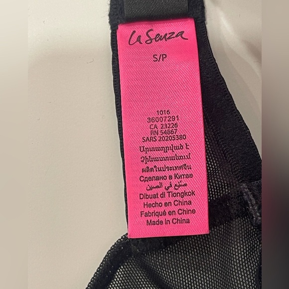 La Senza Black & Purple Lingerie size S - Picture 5 of 6